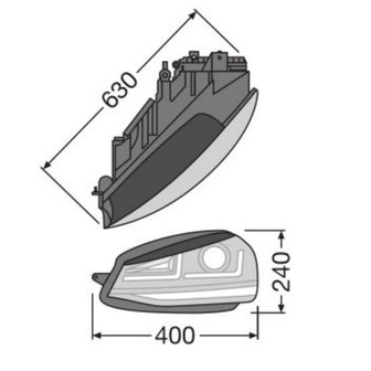 Osram Volkswagen Golf 7 GTI LED Hauptscheinwerfer