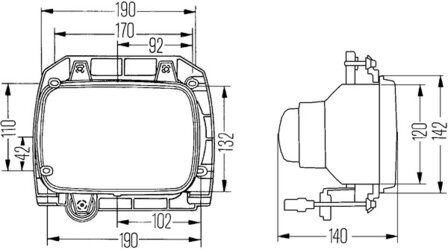 Hella Koplampenset | 1AE 003 427-861