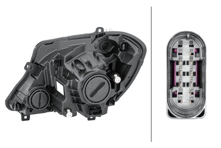 Hella Koplamp MB Sprinter 13- Rechts H7 Bochtverlichting | 1ED 011 030-121