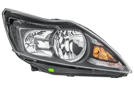 Hella Koplamp Ford Focus II 08- Rechts H1/H7 titan | 1EE 354 257-041