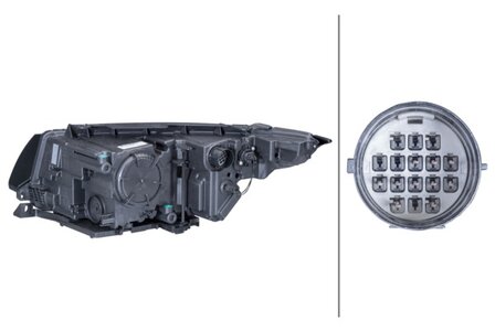 Hella Koplamp Range Rover Evoque 11- Rechts Halogeen | 1EE 354 835-021