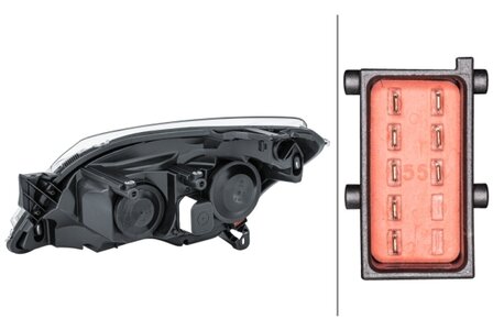 Hella Koplamp Opel Astra H 03/04-01/07 Rechts | 1EG 270 370-321