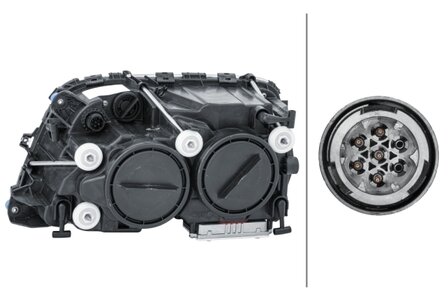 Hella Koplamp MB Actros 08- Rechts Xenon | 1EL 009 513-221