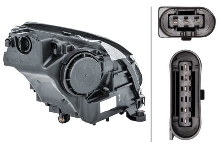 Hella Koplamp MB R(W251/V251) 06-10 Links H7 | 1EL 263 037-011