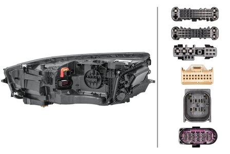 Hella Koplamp Audi A7 (4GA) 14- Rechts matrix led | 1EX 011 869-421