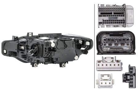 Hella Koplamp BMW 3 (F30/31/35) 15- Rechts led | 1EX 012 102-921