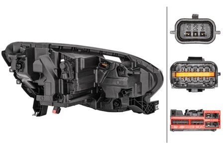 Hella Koplamp Renault Grand Scenic IV 16- Links led | 1EX 012 293-611