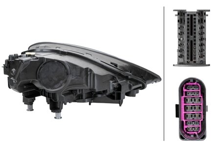 Hella Koplamp Porsche Cayenne 2017- Links Matrix led | 1EX 014 690-051