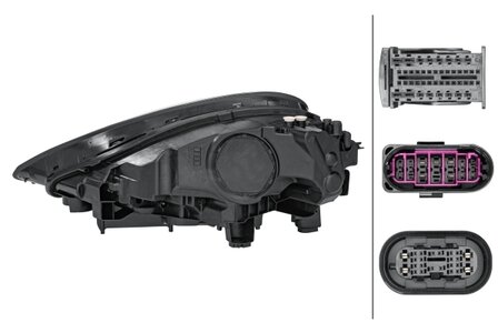 Hella Koplamp Porsche Cayenne 2017- Rechts Matrix le | 1EX 014 690-061