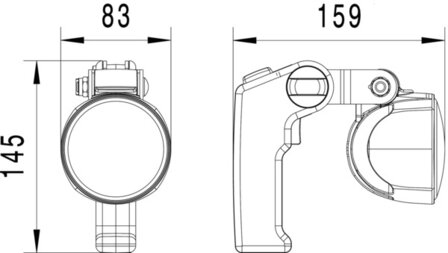 Hella Zoek Schijnwerper M70 led Gen IV Voorveld Verlichting | 1H0 996 476-511