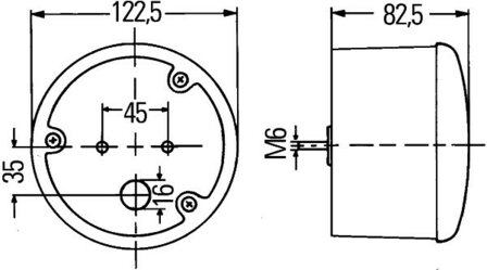 Achterl  briljant opt  12/24V &Oslash;122,5 2SB 964 169-531