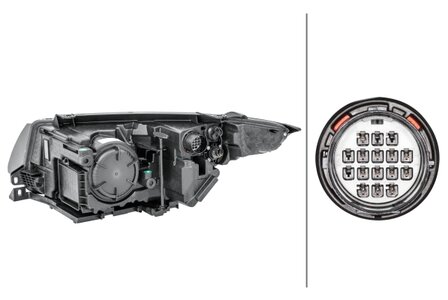 Hella Koplamp, rechts, halogeen | 1LL 354 806-121