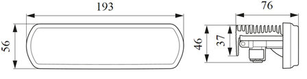 Hella Werklamp 9-32V Modular Style Tech Zero Glar | 1GE 996 298-051