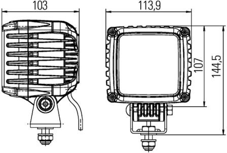 Hella Werklamp PowerBeam 3000 led 9-33V verreik | 1GA 996 192-011