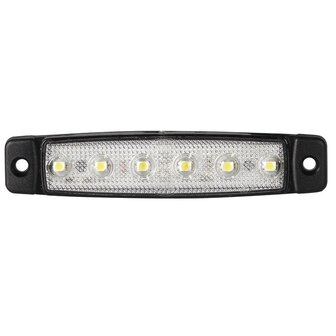 Dasteri LED Positionsleuchte Wei&szlig; 24V