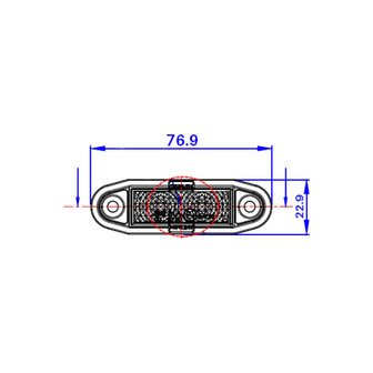 Boreman LED Positionsleuchte Gr&uuml;n Easy-Fit 0,5m Kabel