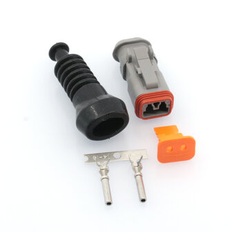 Weiblich Deutsch-DT 2-pins Stecker + Gummi