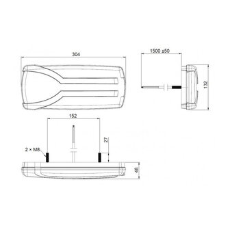 Horpol LED R&uuml;ckleuchte Links Carmen LZD 2400