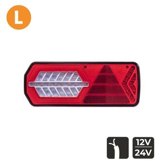 Dasteri DSL-5001TR LED R&uuml;ckleuchte Links + Dreieckig Reflektor