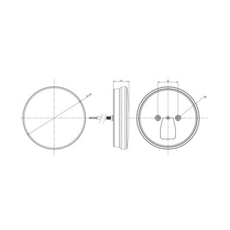 Fristom FT-213 LED R&uuml;ckleuchte 3-Funktionen