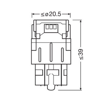 Osram W21/5W LED Retrofit Wei&szlig; W3x16q 2 St&uuml;ck | OFF-ROAD ONLY