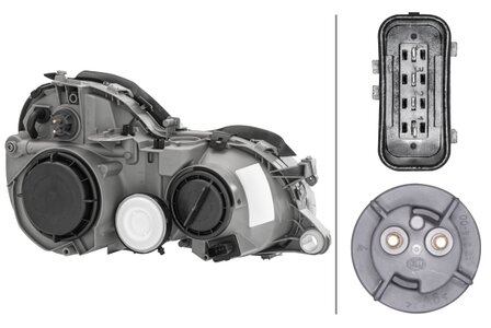 Hella Koplamp MB C208 05/97-04/02 Links m/lhr H7 | 1D9 007 450-131