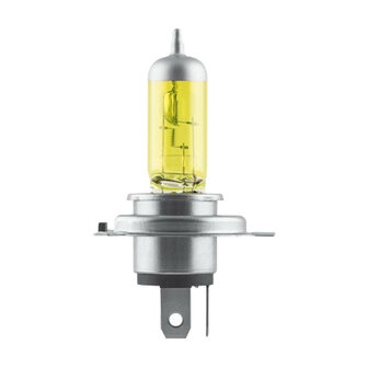 Neolux H4 Halogen Birne Gelb 12V P43T 2 St&uuml;ck