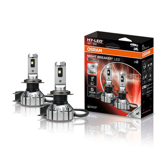 Osram Night Breaker LED Smart H7 ECE-zugelassenes Set | +330%