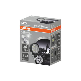 Osram LED Arbeitsscheinwerfer Rund Flutlicht 1350 lm VX80-WD