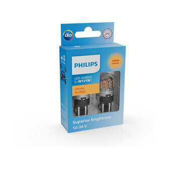 Philips WY21W LED Retrofit Orange 12V-24V 2 St&uuml;ck