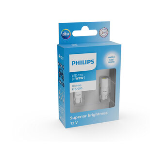 Philips W5W 6000K LED Retrofit Wei&szlig; 12V 2 St&uuml;ck