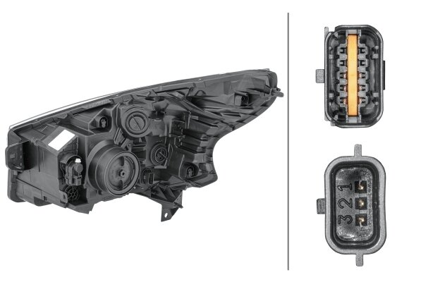 Hella Koplamp Opel Vivaro B (X82)14- Rechts H4 | 1EE 011 565-121