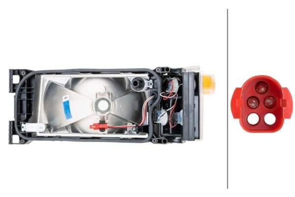 Hella Koplamp Scania 4-serie 09/96-09/04 Rechts H4 | 1EG 007 150-101