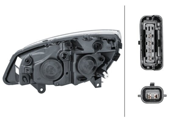 Hella Koplamp Renault Scenic 06/03-07/06 Rechts | 1EG 008 862-181