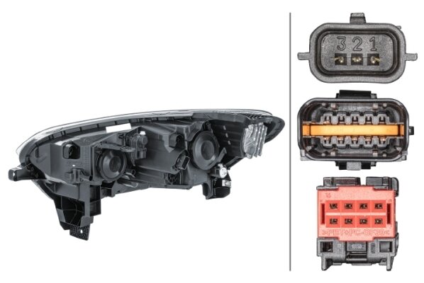 Hella Koplamp Renault Kadjar 15- Rechts led | 1EL 011 770-861