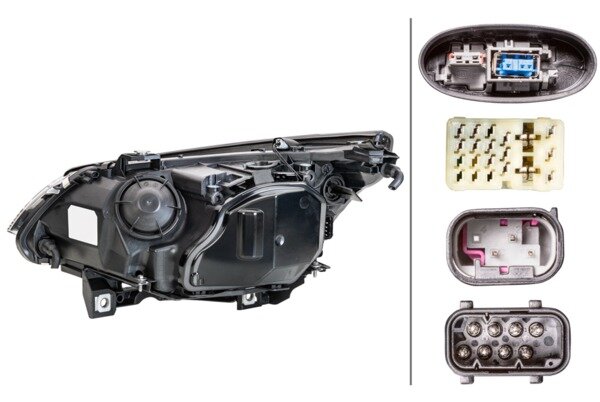 Hella Koplamp BMW5(E60) -07 Rechts Xenon dyn Bochtverlichting | 1EL 163 074-011