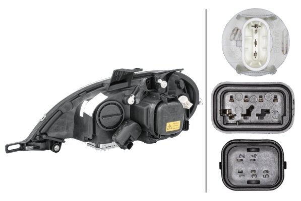 Hella Koplamp MB M-serie W163 01-05 Rechts Xenon | 1EL 223 151-201