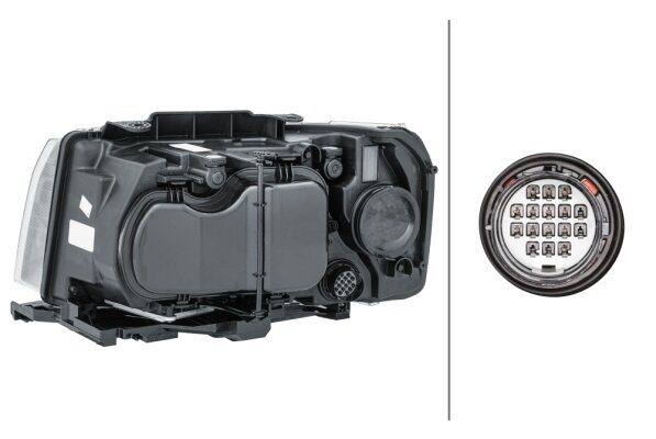 Hella Koplamp Land R Freel II 12-14 Rechts Xen | 1EL 354 813-101