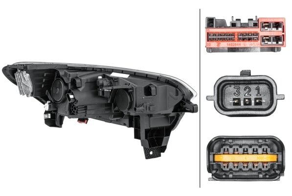 Hella Koplamp Renault Kadjar 15- Links led | 1EX 011 770-451