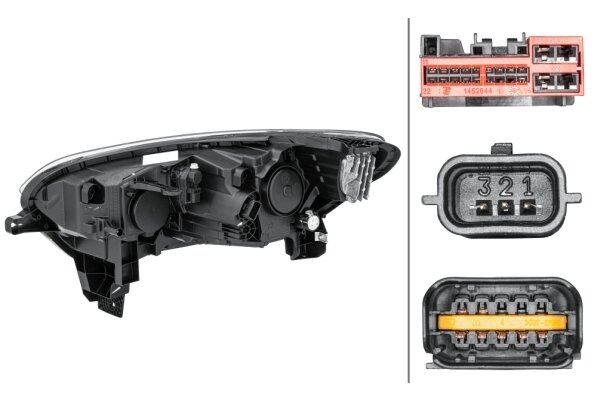 Hella Koplamp Renault Kadjar 15- Rechts led | 1EX 011 770-461