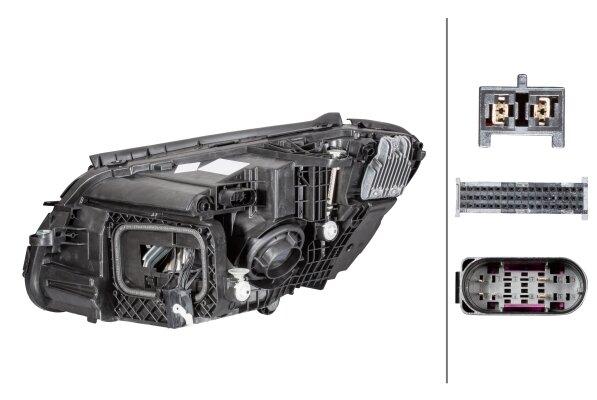 Hella Koplamp MB C-klasse(W205) 13- Rechts led | 1EX 013 063-521