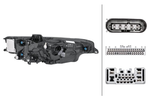 Hella Koplamp Volvo V60 II (225,227) Links 18- led | 1EX 013 502-911