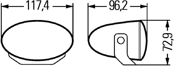 Hella Verstr FF50 12V H7 | 1FA 008 283-011