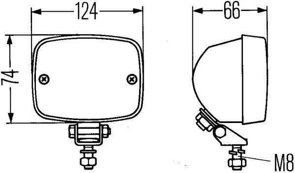 Hella Werklamp Liebherr | 1GA 002 985-417