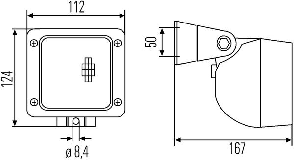 Hella Werklamp UltraBeam m/tule | 1GA 996 083-011