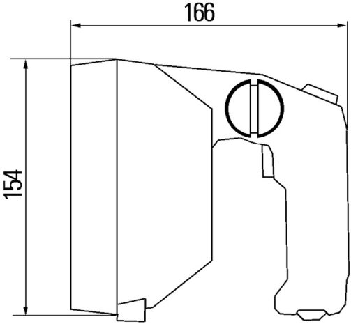 Hella Zoekschijnwerper 12/24V | 1H5 998 502-002