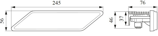 Hella Werklamp 9-32V Modular Base Style Rechts Voorveld Verlichting | 1GE 996 298-381