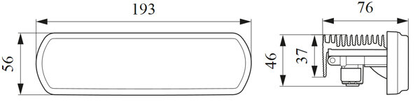 Hella Werklamp 9-32V Modular Style Tech Zero Glar | 1GE 996 298-051