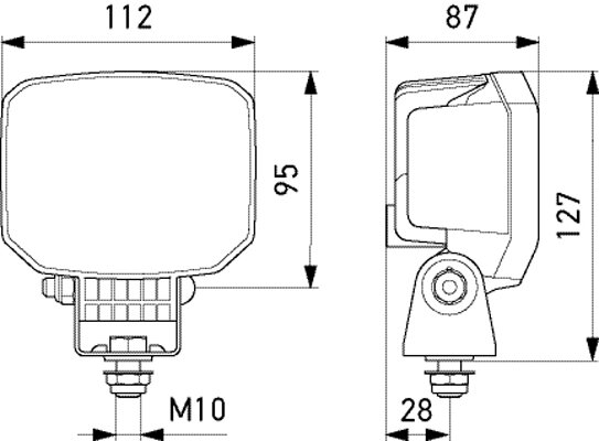 Hella Werklamp Powerbeam S nabijverl DT conn | 1GA 996 588-201