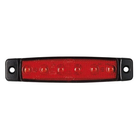 Dasteri LED Positionsleuchte Rot 24V